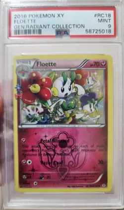 2016 Pokemon XY Floette Gen. Radiant Collection RC18 PSA 9 MINT - Image 1