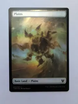 MTG Plains (TBD) Theros Beyond Death Foil Land 250/254 - Image 1