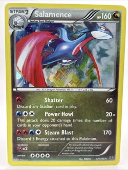 Pokemon TCG - Salamence 57/108 Roaring Skies Holo - 2015 - LP - Image 1