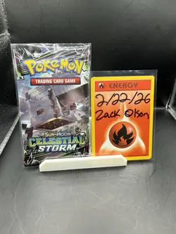 Pokemon Sun And Moon Celestial Storm Booster Pack! Sealed And Great Condition! - Image 1