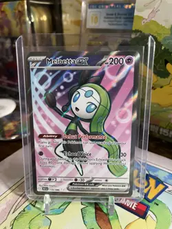 Meloetta ex 159/086 Full Art Pokemon Sv: Black Bolt NM - Image 1