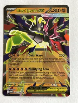 Pokemon TCG Perfect Order Mega Zygarde Ex 047/088 NM - Image 1