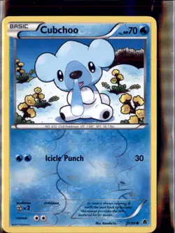 Pokemon Emerging Powers 29/98 Cubchoo Common Reverse Holo - Image 1