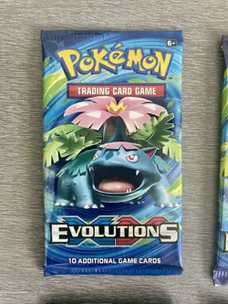 Pokemon XY Evolutions Booster Pack Lot of 10 Sealed - Image 2
