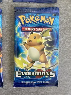 Pokemon XY Evolutions Booster Pack Lot of 10 Sealed - Image 5