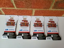 4 Pokemon Destined Rivals Sleeved Booster Packs FULL ART SET NEW & SEALED - Image 2