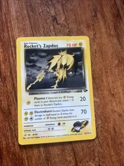 Rocket's Zapdos - Holo - 15/132 Gym Challenge - Pokemon TCG - 2000 - Image 1