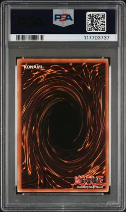 2002 YU-GI-OH! STARTER DECK: KAIBA #001 BLUE-EYES WHITE DRAGON PSA 7 - Image 2