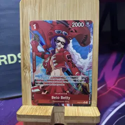 Belo Betty Alt Art Foil OP05-015 R One Piece TCG Premium Booster The Best NM - Image 2