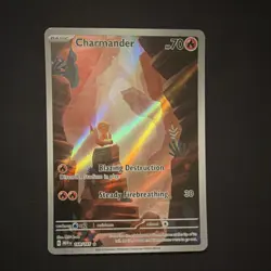 Pokemon MEW Set Charmander Charmeleon Mega Charizard X EX Holo Card Lot (3) - Image 2