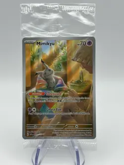 Mimikyu SVP 075 Sealed Promo Pokemon Card Paldean Fates Black Star Promo (A2) - Image 1