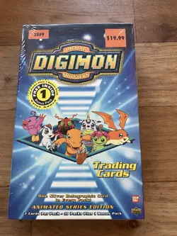 BANDAI 1999 DIGIMON TRADING CARD GAME ANIMATED SERIES EDITION Booster Box Sealed - Image 2