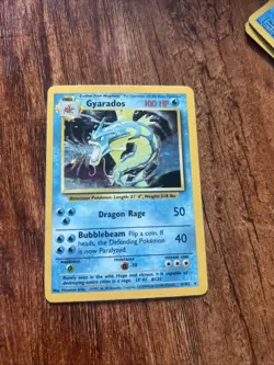 Pokemon TCG Gyarados Base Set Holo Card 6/102 Unlimited Rare, Vintage - Image 1