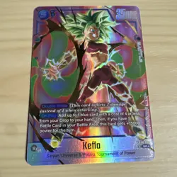 Kefla FB08-034 Alternate Art Saiyan's Pride Dragon Ball English Card Fusion Worl - Image 3