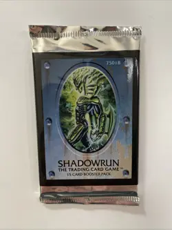 Shadowrun Trading Card Game Booster Pack TCG CCG FASA Corporation Art1 New! - Image 1