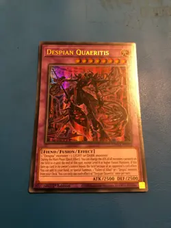 YUGIOH Ultra Rare Despian Quaeritis DAMA-EN034 1st Edition - Image 1