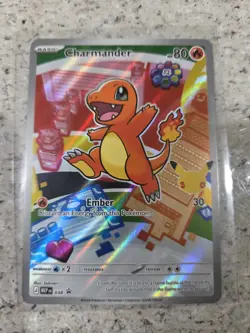 Pokemon Charmander 2026 MEP Holo Stamped Card 80 HP Ember 30 #038 - Image 1