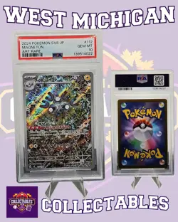 PSA 10 Magneton AR 112/106 sv8 Japanese Pokemon TCG Card Electric Breaker - Image 1