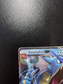Pokemon Card TCG Gyarados GX SM212 Sun & Moon Promos Black Star Promo Holo - Image 3