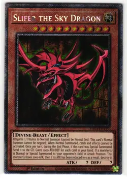 Slifer The Sky Dragon Platinum Secret Rare | RA04-EN117 | English Yu-Gi-Oh Card - Image 1