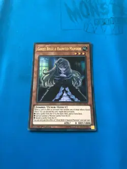 YUGIOH Ultra Rare Ghost Belle & Haunted Mansion DUPO-EN078 1st Edition - Image 1