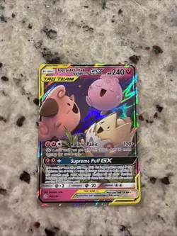 Pokemon TCG Tag Team Togepi Cleffa Igglybuff GX Cosmic Eclipse Card 143/236 - Image 1