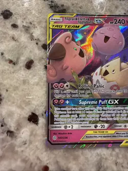 Pokemon TCG Tag Team Togepi Cleffa Igglybuff GX Cosmic Eclipse Card 143/236 - Image 4