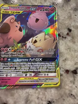 Pokemon TCG Tag Team Togepi Cleffa Igglybuff GX Cosmic Eclipse Card 143/236 - Image 5