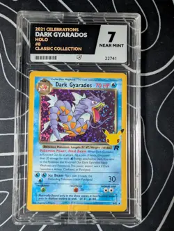 Pokemon TCG Dark Gyrados Card 8/82 Celebrations 25th Anniversary Ace 7 - Image 1