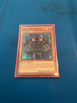 YUGIOH Super Rare Edge Imp Chain FUEN-EN019 1st Edition - Image 1