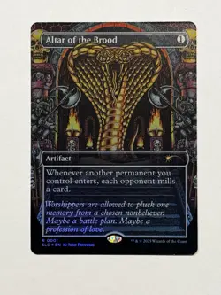 1x FOIL Altar Of The Brood MTG Encyclopedia Of Magic Secret Lair NM - Image 1