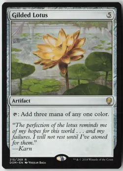 Gilded Lotus (215) - Normal - Promo Pack: Core Set 2020 (PPM20) - NM - Image 1