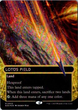 Lotus Field (0023) (Borderless) M Edge of Eternities: Stellar Sights 23 FOIL NM - Image 1