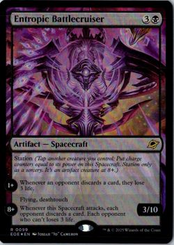 Entropic Battlecruiser R Edge of Eternities 99 FOIL Near Mint - Image 1