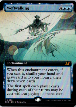 Weftwalking (Extended Art) M Edge of Eternities 330 FOIL Near Mint - Image 1