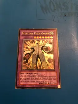 YUGIOH Ultimate Rare Multiple Piece Golem TDGS-EN038 - Image 1