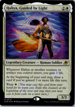 Haliya, Guided by Light R Edge of Eternities 19 FOIL Near Mint - Image 1