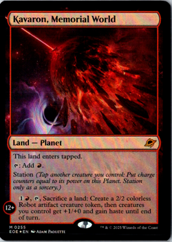 Kavaron, Memorial World M Edge of Eternities 255 FOIL Near Mint - Image 1