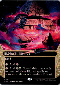 Eldrazi Temple (0014) (Borderless) R Edge of Eternities: Stellar Sights 14 FOIL - Image 1