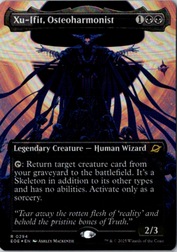 Xu-Ifit, Osteoharmonist (Borderless) R Edge of Eternities 294 FOIL Near Mint - Image 1