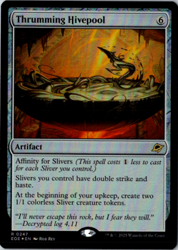 Thrumming Hivepool R Edge of Eternities 247 FOIL Near Mint - Image 1