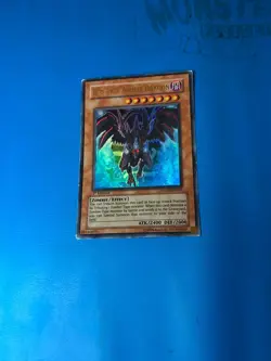 YUGIOH Ultra Rare Red-Eyes Zombie Dragon SDZW-EN001 1st Edition PLAYED - Image 1
