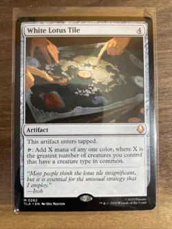 Magic The Gathering- Avatar- White Lotus Tile 262 NM - Image 1