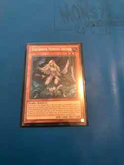 YUGIOH Secret Rare Subterror Nemesis Archer INOV-EN082 - Image 1
