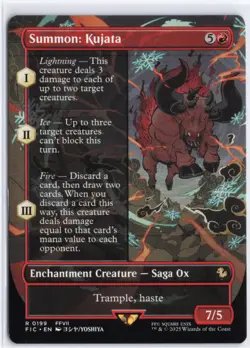 Summon: Kujata (Borderless) R Commander: FINAL FANTASY 199 NM - Image 1