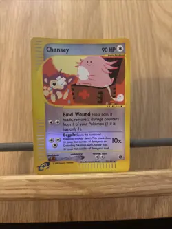 Pokemon TCG Chansey Expedition Base Set 72/165 Reverse Holo Uncommon - Image 1