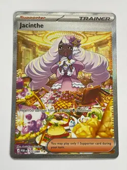 Pokemon TCG Perfect Order Jacinthe Trainer Special Illustration Rare SIR 122/088 - Image 1