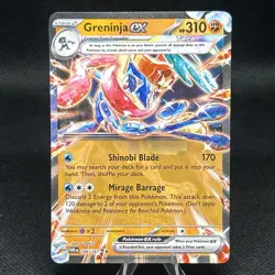 Pokemon - Greninja ex - 106/167 Ultra Rare Twilight Masquerade - NM - Image 1