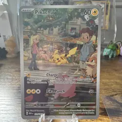 Pokemon Pikachu 173/165 Illustration Rare - Scarlet & Violet 151 - Full Art - Image 1