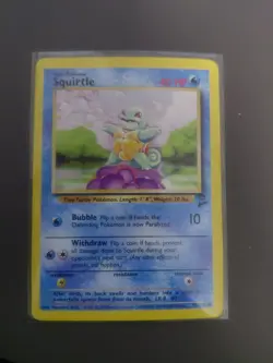 Pokemon TCG - Squirtle 93/130 - Base Set 2 - Vintage - Image 1